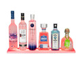 LED Bar Bottle Display Shelf