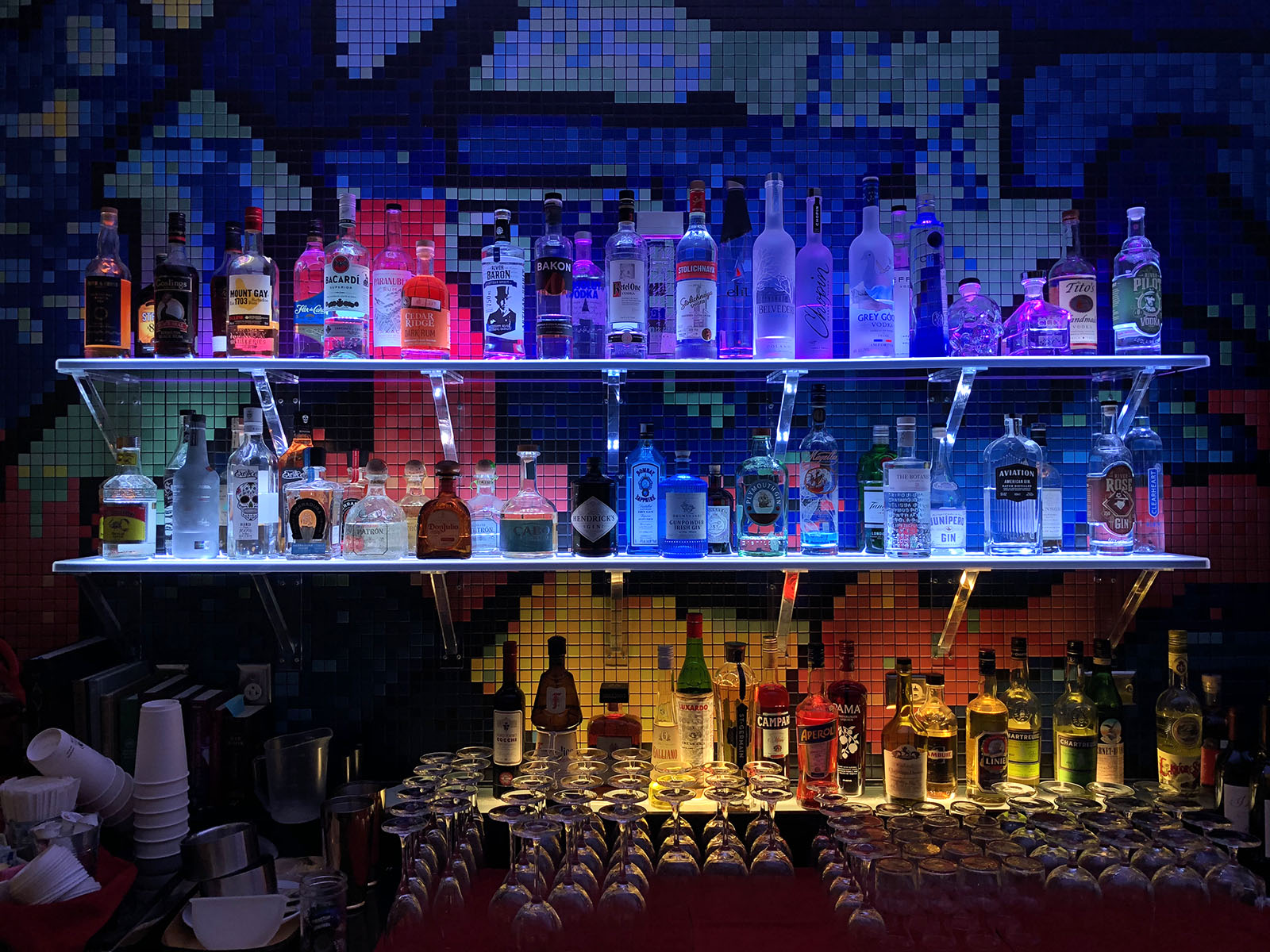 Try our standard LED bar shelves