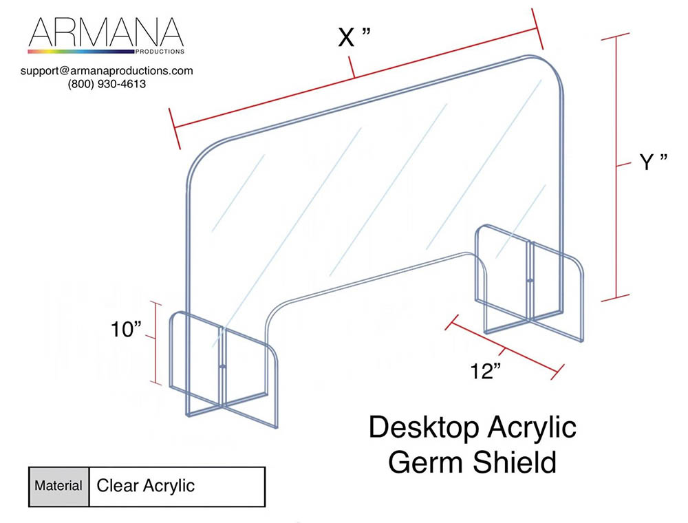 Sneeze Guard Diagram