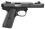 Ruger Mark IV 22/45 .22 LR Pistol with 4.4-Inch Threaded Barrel and Blued Finish