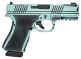 Black Rain Frontline+ FLP-9MM-TBB Compact 9mm Pistol with Robin's Egg Blue Battleworn Finish