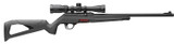 Winchester Guns Wildcat SR SCP Combo .22 LR with 18-inch Threaded Barrel and Gray Thumbhole Stock, Part #521156102