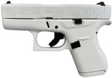 Glock G42 Gen 3 Sports South Exclusive 380 ACP with Frost Cerakote Finish and 3.25-inch Steel Barrel