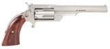 NAA Ranger II .22 LR/.22 WMR Revolver with 4-inch Stainless Steel Barrel and Rosewood Boot Grip