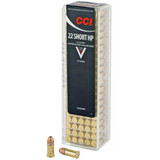 CCI Ammunition 28 High Velocity .22 Short Hollow Point 27 Grain – 100 Rounds per Box