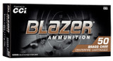 CCI Blazer 5203S 9mm Luger 147-Grain Total Metal Jacket Ammunition - 50 Rounds