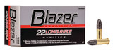 CCI Blazer Rimfire .22 LR 40 Grain Lead Round Nose Ammunition – 50 Rounds per Box