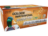Fiocchi 123GB2 Golden Waterfowl Bismuth 12 Gauge Shotgun Ammo, 3 Inch, 2 Shot, 1 3/8 Oz, 1450 fps, 10 Rounds per Box