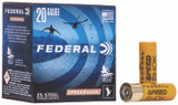 Federal Speed-Shok 20 Gauge Steel Shotgun Ammunition – 2.75 Inch, 3/4 oz, Size 6, 1425 fps, 25 Rounds per Box