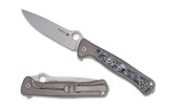 Spyderco Slym Folding Knife with M390 Blade and Titanium Handle - Model C271TIP