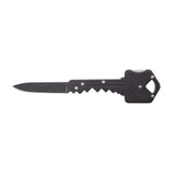 SOG Key Knife Black 1.5-inch Folding Knife with Lockback Mechanism