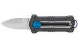 Kershaw Kapsule 1.9-inch Black Folding Knife with Out-the-Front Slider and Spear Point Blade