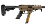Freedom Ordnance FX-9 Pistol with SB Tactical SBA3 Brace, 9mm, 4-inch Barrel, Flat Dark Earth