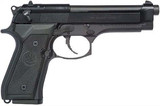 Beretta M9 9mm Semi-Auto Pistol with 4.9-Inch Barrel and Dual Magazines