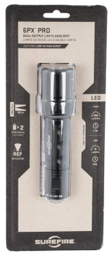 SureFire 6PX Pro 6PXDBK LED Flashlight, 15/600 Lumens, Black