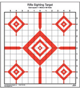 Action Target SI13100 Rifle Sighting Targets, 100-Pack