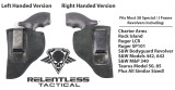 The Ultimate Suede Leather IWB Holster - J Frame / LCR / 38 Special