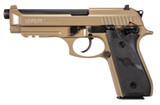 Taurus PT-92 9mm Semi-Auto Pistol with Flat Dark Earth Cerakote Finish and 17+1 Capacity