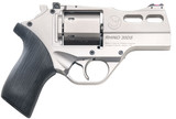 Chiappa Firearms Rhino 30SAR .357 Magnum Revolver with Nickel Finish and Adjustable Fiber Optic Sights
