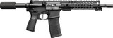 Patriot Ordnance Factory POF 01801 Minuteman Semi-Auto Rifle in 5.56 NATO with 10.5-inch Barrel, Black Synthetic Stock