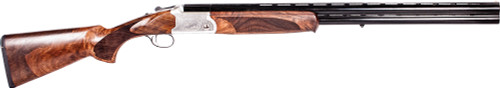 ATI Cavalry SV 12 Gauge Shotgun with 28-Inch Barrel, Silver Engraved Wood Stock - Part Number ATIGKOF12SV