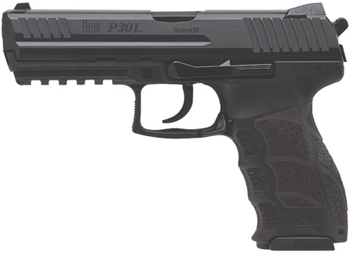 HK P30L V3 9mm Luger Pistol with Black Frame and Interchangeable Grips