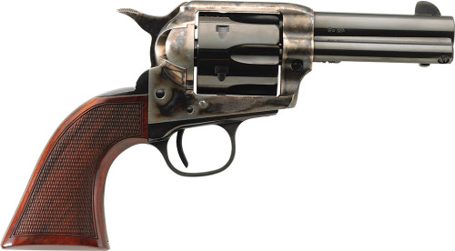 Taylors & Company Runnin Iron .45 Colt Revolver with 4.75-inch Blued Barrel and Checkered Walnut Grips