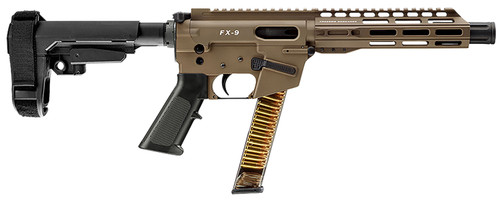 FREEDOM ORDNANCE FX9P8S-FDE 9mm Luger AR-Style Pistol with 8-Inch Barrel and 31+1 Capacity