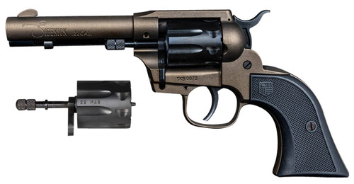 Diamondback DB0500A071 Sidekick .22 LR/.22 WMR Revolver with 4.5-Inch Barrel and Midnight Bronze Finish