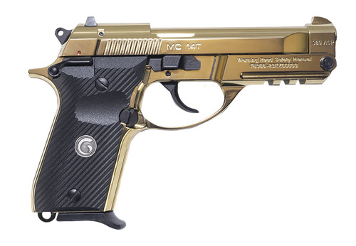 EAA Girsan MC 14T Solution Compact .380 ACP Pistol with Gold Plated Finish