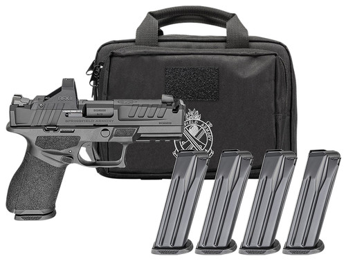Springfield Armory EC9409BCOMPPAC 9mm Luger Compact Semi-Auto Pistol with Integrated Compensator and Optic Ready Slide