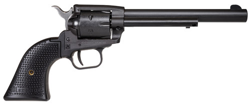 Heritage Manufacturing SRR22BS6PG Rough Rider .22 LR 6-Shot Revolver with 6.50" Black Satin Barrel