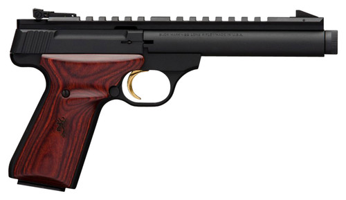 Browning Buck Mark Field Target SR 22 LR Pistol with Threaded Barrel and Cocobolo Grips