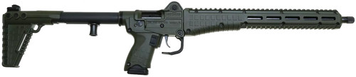 Kel-Tec SUB-2000 Gen3 9mm Luger Rifle with Green Folding Stock and M-LOK Handguard, Part Number SUB2K9GLKGRN