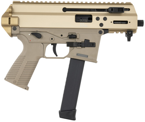 B&T Firearms APC9K GLK LW 9mm Luger Semi-Auto Rifle with 33+1 Capacity and Coyote Tan Finish, Part Number BT36176502GCT