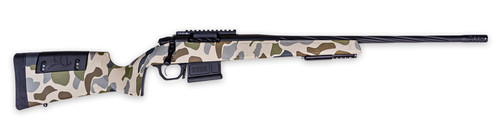 Weatherby Hush 6.5 Creedmoor Bolt-Action Rifle with 20-Inch Threaded Fluted Barrel and Digital Camouflage Stock - Part Number 3WRHS65CMR2B