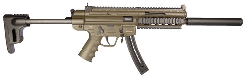 GSG German Sports Guns GSG-16 .22 LR Semi-Auto Rifle with Collapsible Stock and Faux Suppressor GSG219GERGGSG1622G
