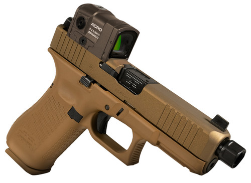 Glock G45 MOS Compact 9mm Luger Pistol with Flat Dark Earth Finish and 17+1 Capacity