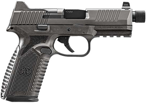 FN 66-101952 510 Tactical 10mm Auto Pistol with 4.71-inch Threaded Barrel and Gray PVD Finish