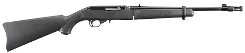Ruger 11112 10/22 Takedown Full Size .22 LR Rifle with Threaded Barrel and Synthetic Stock