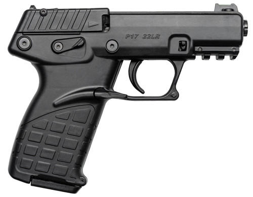 Kel-Tec P17BBLK Compact 22 LR Pistol with 16+1 Capacity and Threaded Barrel