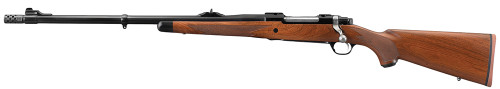 Ruger Hawkeye African Left-Hand Bolt-Action Rifle in 375 Ruger with 23-Inch Threaded Barrel and Satin Blued Finish