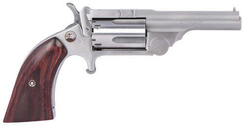 NAA Ranger II BT .22 LR/.22 WMR Revolver with 2.5-inch Stainless Barrel and Rosewood Grips