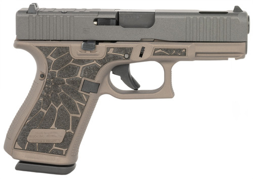 Glock UA195S204NCRUPBG SC G19 with Black and Gold Cerakote Finish, 9mm Luger, 4.02-Inch Barrel, 10+1 Capacity