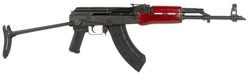 Century Arms WASR-10UF 7.62x39mm Rifle with Underfolding Stock and Red AKM Pattern Furniture