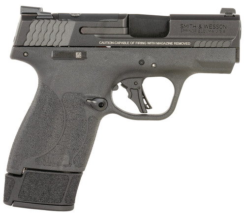 Smith & Wesson M&P9 Shield 9mm Luger Pistol with 3.10-inch Barrel, Optic Ready, Black Frame – Model 14196