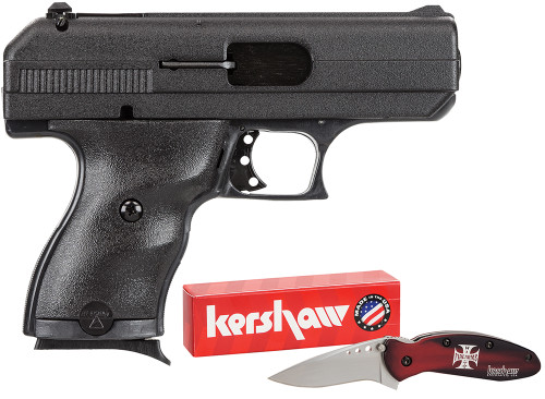 Hi-Point 916HCKNIFE 9mm Luger Pistol with Integrated Knife and Adjustable Sight