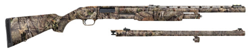Mossberg 53270 500 Combo Turkey and Deer Pump-Action Shotgun, 12 Gauge, 24-Inch Vent Rib and Slugster Barrels