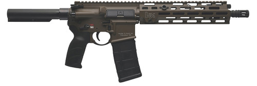 HK MR556 A4 Semi-Auto Rifle with 11-Inch Barrel in Patriot Brown and Black Synthetic Finish