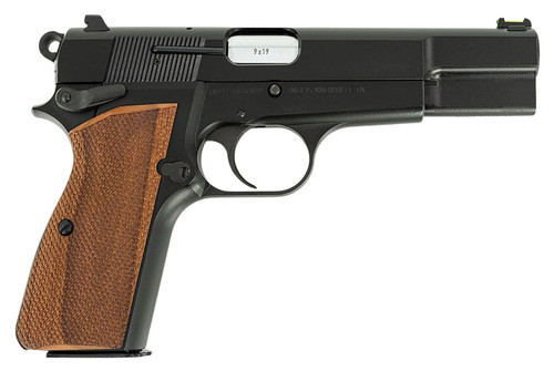 Inglis P-35-B 9mm Luger Full-Size Pistol with 4.70-inch Barrel and Black Cerakote Finish